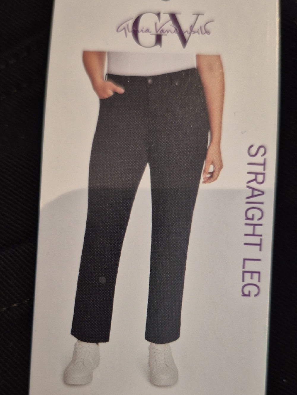 12x29: Gloria Vanderbilt "Amanda" Str. Leg Jeans